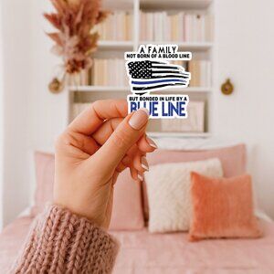 Back the Blue Police Swat Sticker For Laptops iPhone notebook Tumbler Suitcase